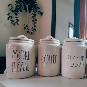 Rae Dunn "More Please" Large Canister